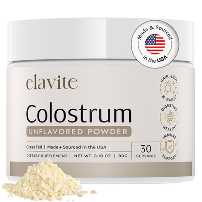 Bovine Colostrum Powder - Unflavored - 30 Servings